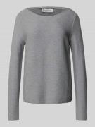 Regular fit gebreide pullover van zuiver katoen