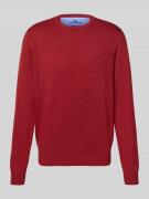 Gebreide pullover met ronde hals