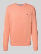 Gebreide pullover met ronde hals