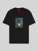 Regular fit T-shirt van puur katoen