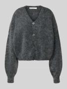 Gebreid jack met knoopsluiting, model 'debbie'