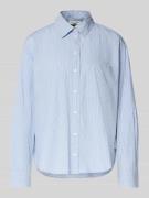 Relaxed fit blouse met lange mouwen van puur katoen