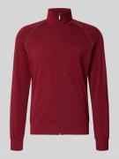 Regular fit sweatjack van katoenmix