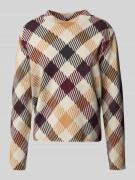 Gebreide pullover met ronde hals