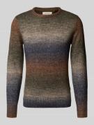 Gebreide pullover met ronde hals, model 'DANNIE'