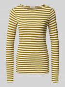 Slim fit shirt met lange mouwen van puur katoen