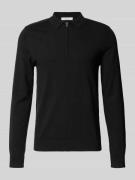 Regular fit gebreide pullover van puur katoen, model 'BERG'