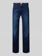 Slim fit jeans met 5-pocketmodel, model 'Chuck'