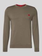 Regular fit gebreide pullover van puur katoen, model 'SAN CASSIUS'