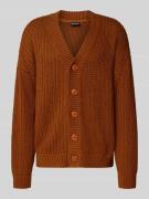 Comfort fit gebreid jack van zuiver katoen, model 'CRUZ'