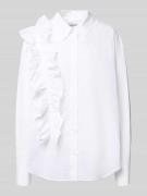 Relaxed fit overhemdblouse van puur katoen, model 'IBODY'