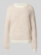Gebreide pullover van alpacamix met ronde hals
