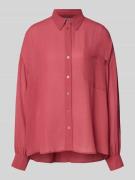 Loose fit overhemdblouse met crêpestructuur, model 'IFIRE'