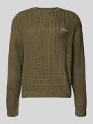 Gebreide pullover met ronde hals