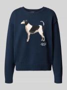 Gebreide pullover met labeldetail, model 'RIEDNEE'