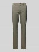 Slim fit chino van katoenmix