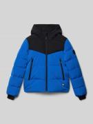 Gewatteerd jack met labelpatch, model 'BUSHWICK'