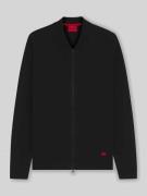 Regular fit gebreid jack van puur katoen, model 'SAN JAQUE-C'