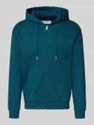 Regular fit sweatjack van katoenmix