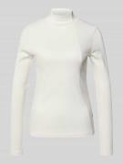 Shirt met lange mouwen en opstaande kraag