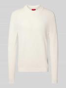 Regular fit gebreide pullover van viscosemix, model 'SAN MARC'