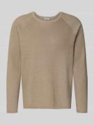 Gebreide pullover met ronde hals, model 'TITZIAN'
