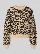 Gebreide pullover met ronde hals, model 'CHARLOTT'