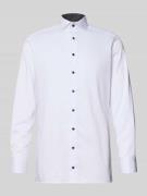 Modern fit zakelijk overhemd met kentkraag