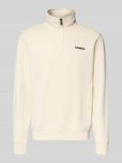 Sweatshirt met opstaande kraag