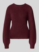 Regular fit gebreide pullover met wol, model 'Farrell'