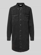 Jeansjurk met platte kraag, model 'NEW SIGNE'