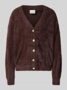 Gebreid jack met V-hals, model 'BRULA'