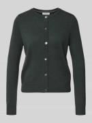 Gebreid jack van kasjmier met ronde hals