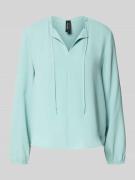 Blouseshirt met V-hals