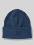Beanie met labelstitching