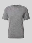 Regular fit T-shirt van zuivere wol