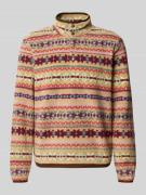 Sweatshirt met opstaande kraag