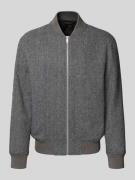 Regular fit bomberjack van wolmix, model 'JENS'