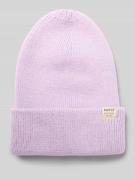 Muts met omslag en labeldetail, model 'KINABALU'