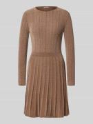 Mini-jurk met ronde hals, model 'MORGAN'