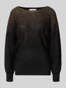 Gebreide pullover met ribboorden