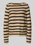 Gebreide pullover met sierzakken