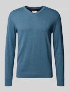 Regular fit pullover van puur katoen
