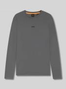 Regular fit shirt met lange mouwen van katoenmix, model 'TCHARK'
