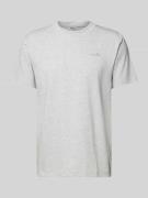 T-shirt met labelstitching en ronde hals