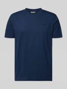 T-shirt met labelstitching en ronde hals