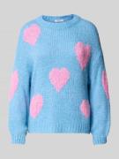 Gebreide pullover met ronde hals, model 'Bo44nita'