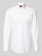 Slim fit zakelijk overhemd met haaikraag, model 'Kason'