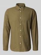 Slim fit vrijetijdsoverhemd van puur katoen, model 'SLIMOWEN'