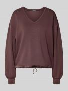 Sweatshirt met V-hals